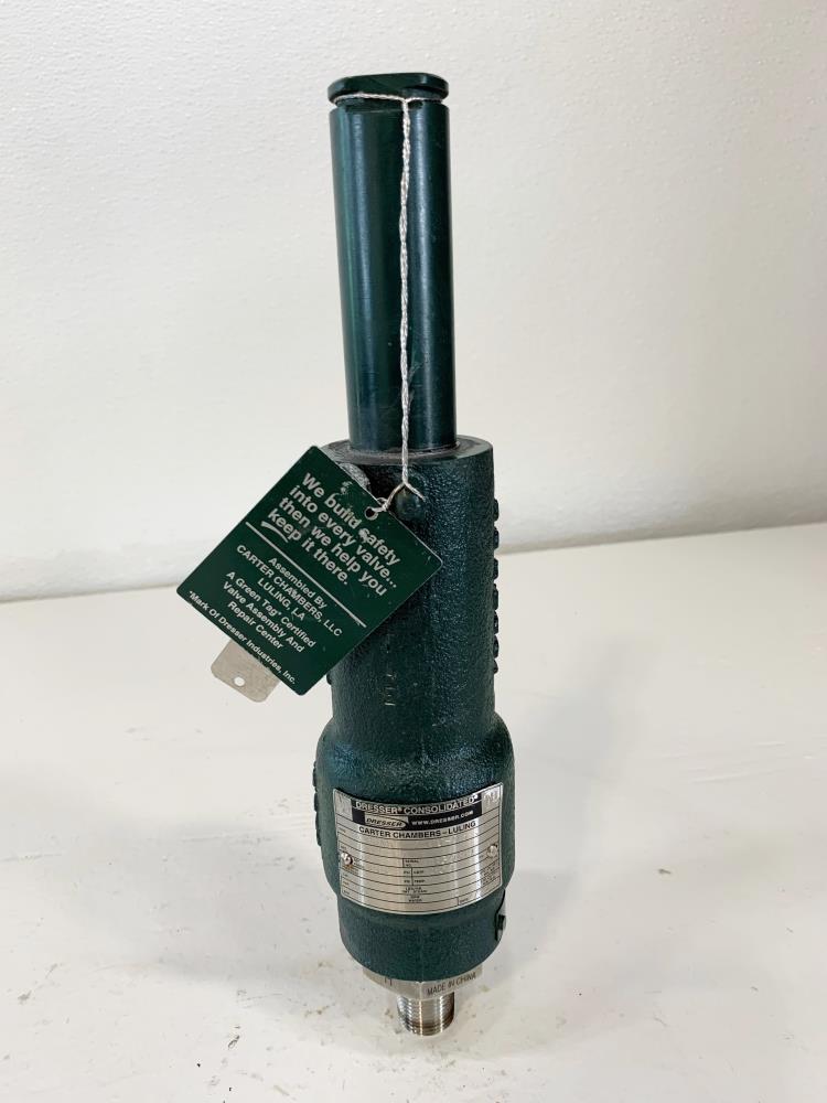 Dresser Consolidated 1/2" x 1" NPT WCC Relief Valve 19096MCF-2-CC-MS-31-MT-FT-LA